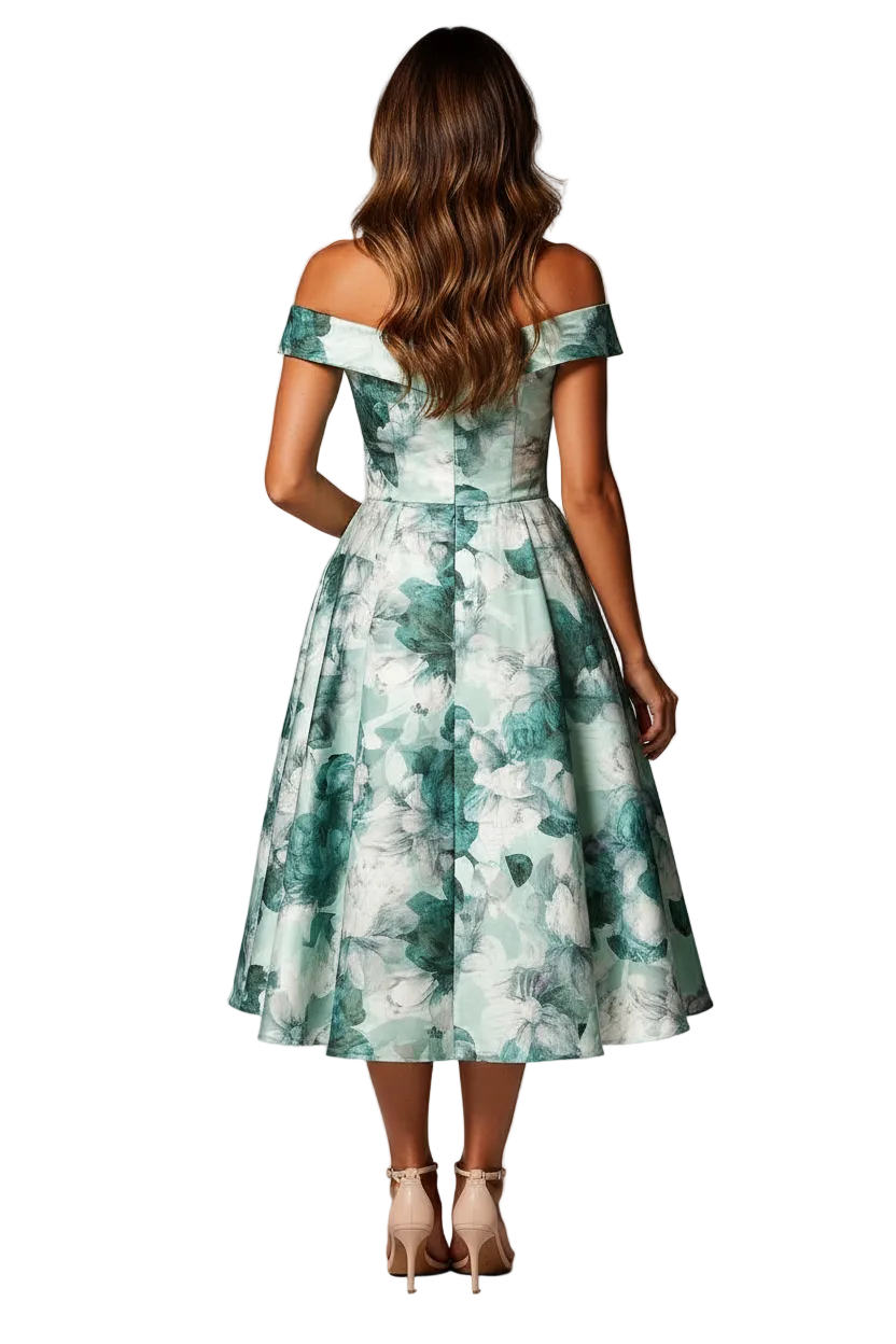 224358 FLORAL DRESS