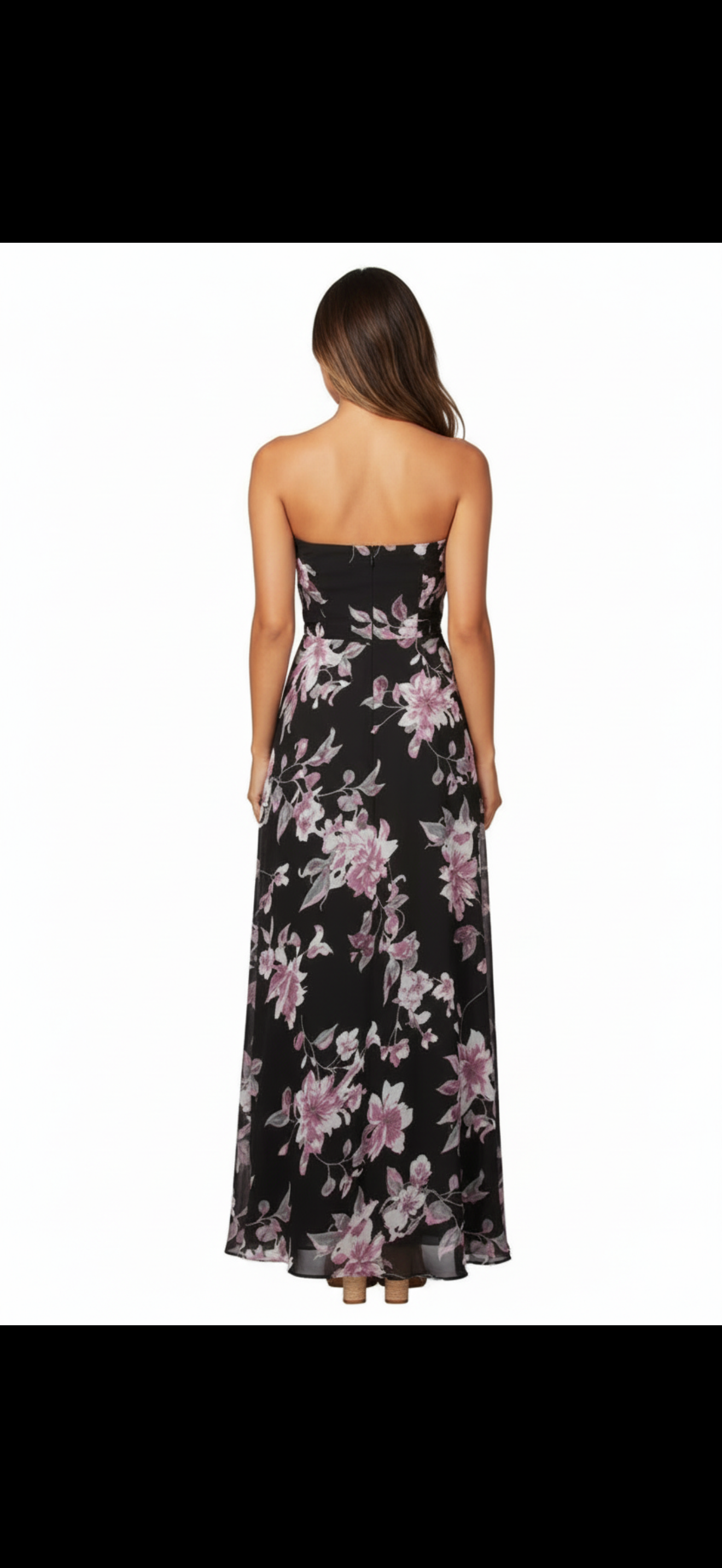 225370 Strapless Aline Gown
