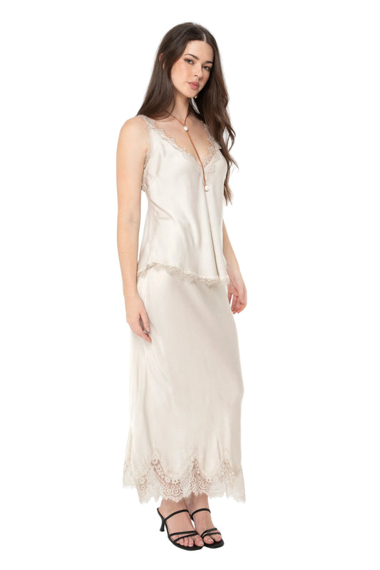 Venezia Satin skirt