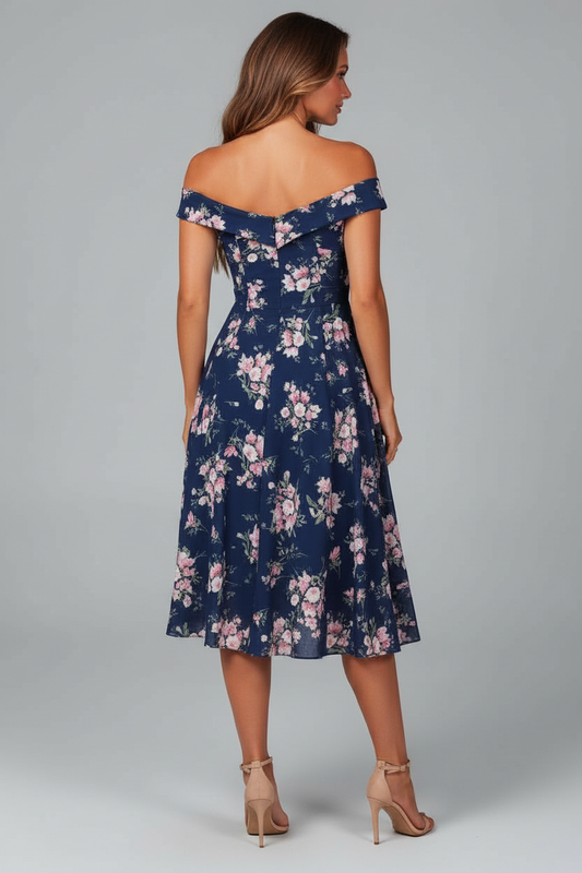 225266 Navy Floral