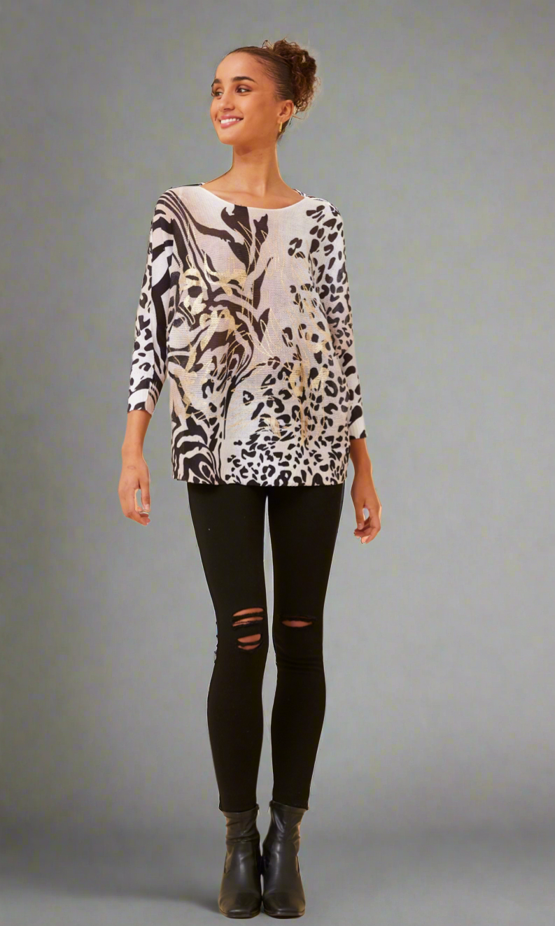 Animal Print Top