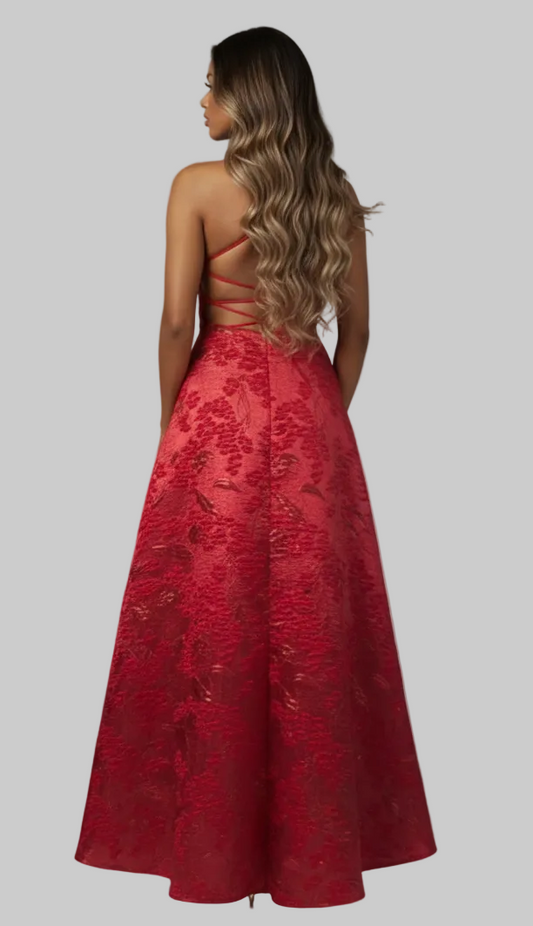224322 Red Gown