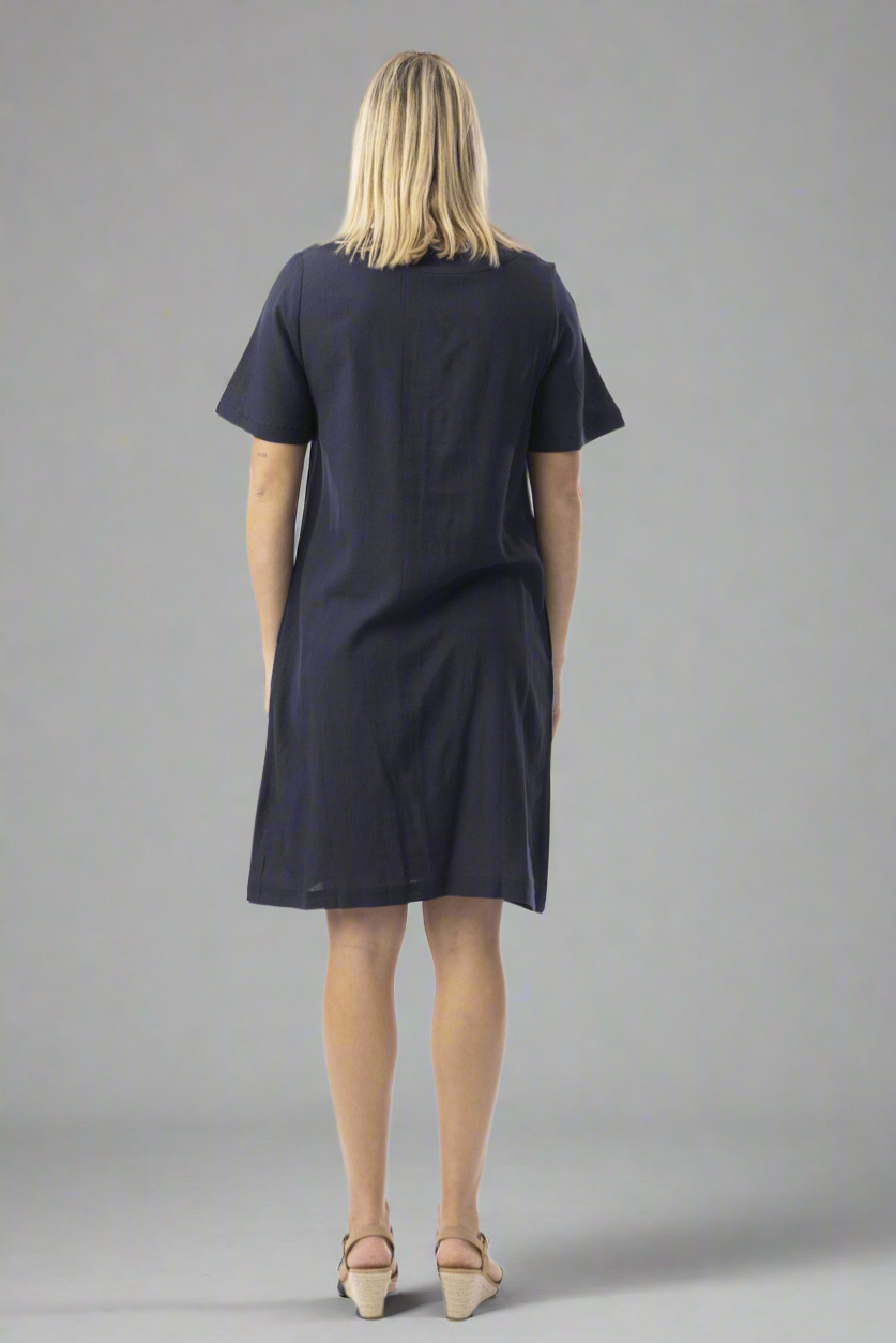Linen Shift Dress