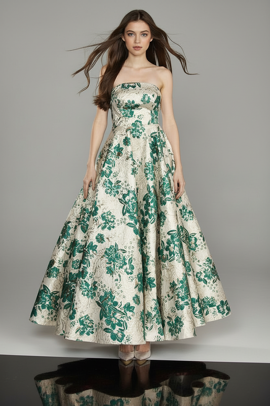 224411 Green Tinsel Dress