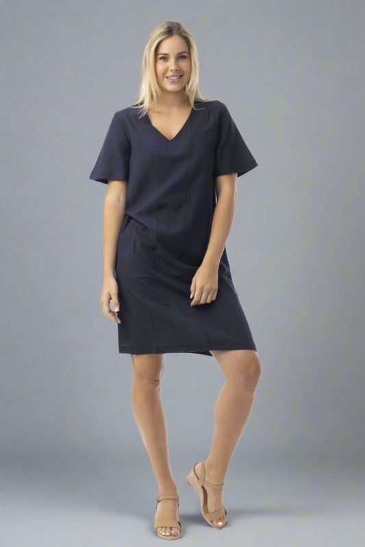 Linen Shift Dress