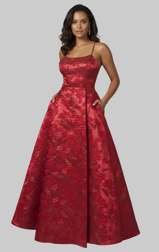 224322 Red Gown