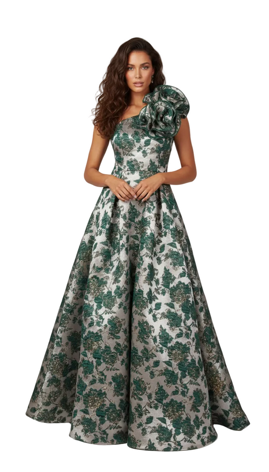 225307 One Shoulder Gown