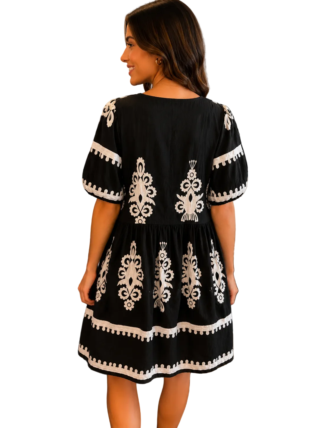 VCD31983 Black Sun Dress