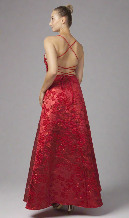 224322 Red Gown