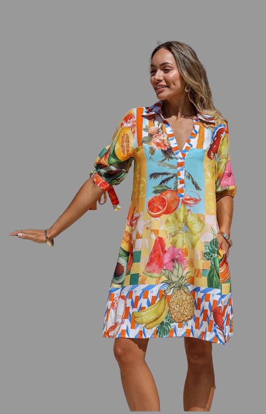 Tropical Short Dress