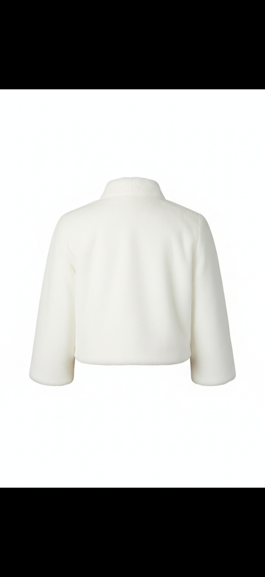 13577 White Fur Jacket