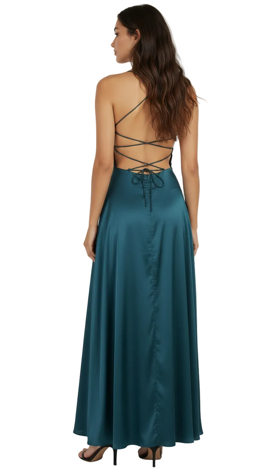 223412 Cow Neck Gown