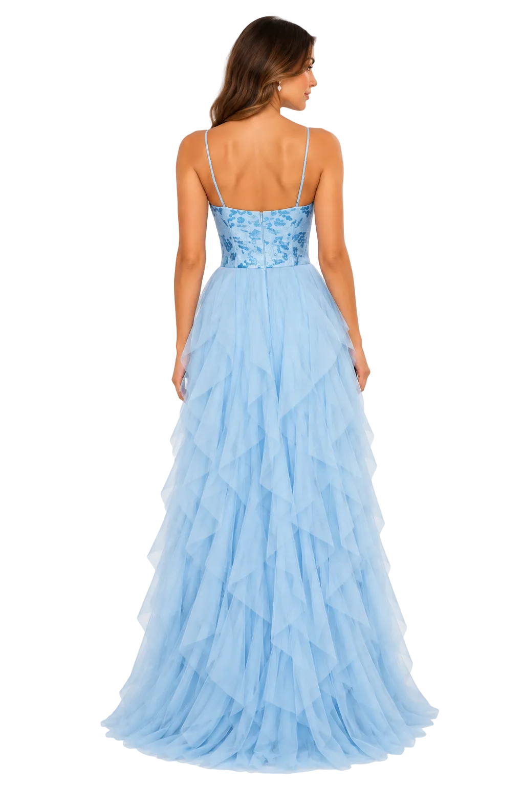226278 Ruffle Gown