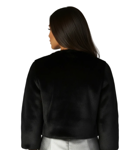 13577 Black Fur Jacket