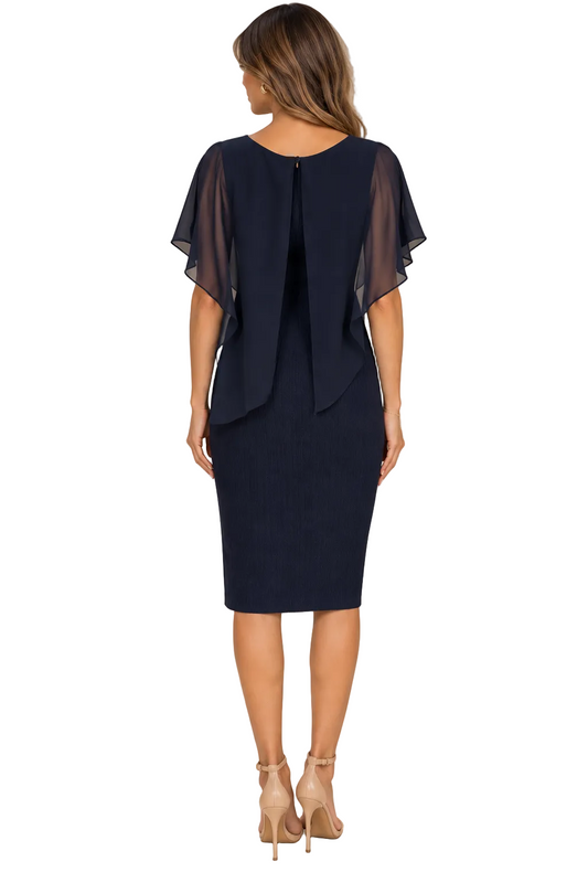 223241 Shimmer pleated dress