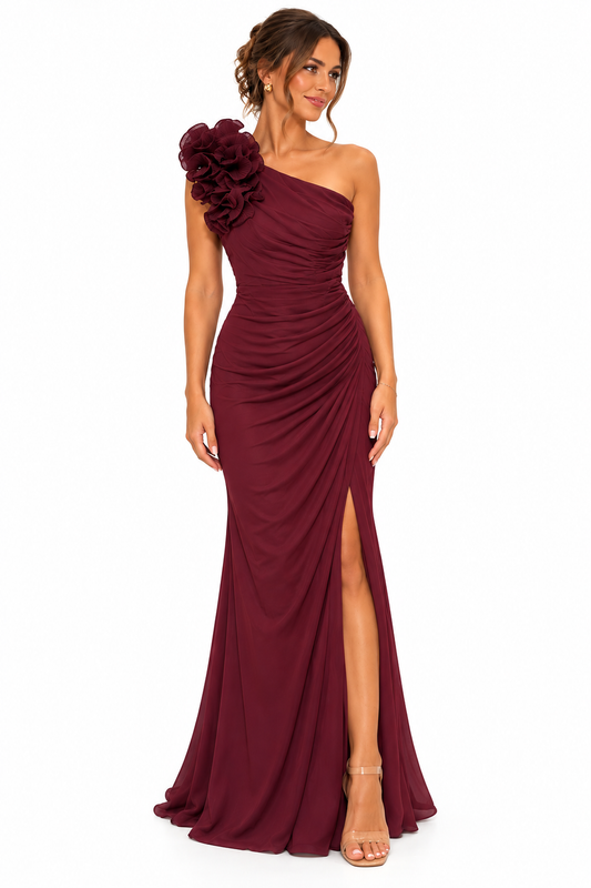226287 One Shoulder Gown