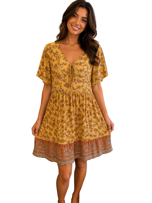 BCD31626 Lemon Summer Suns Dress