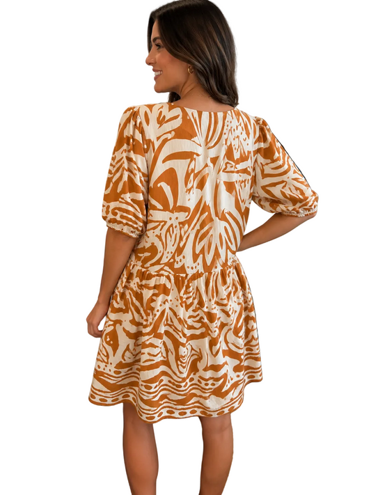 VCD31983 Beige Sun Dress