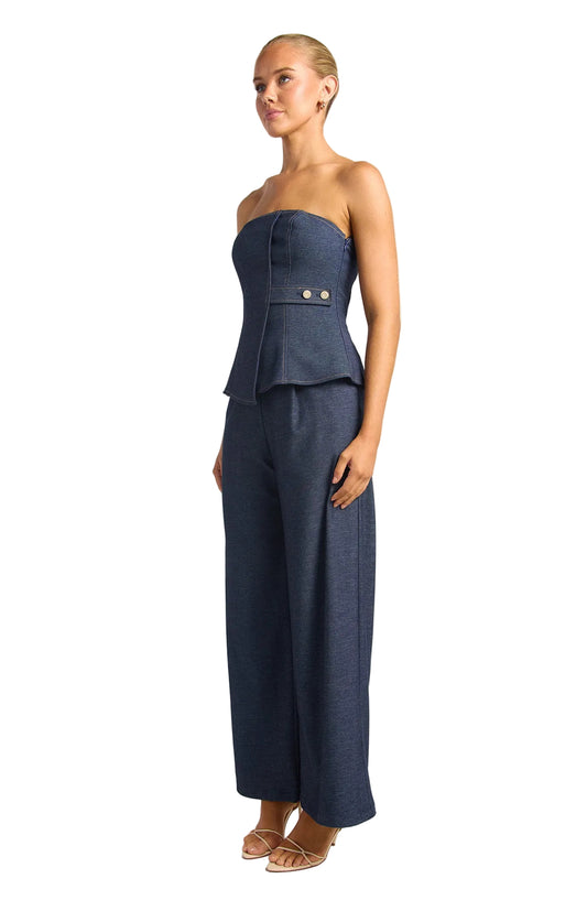 Chambray Pant suit
