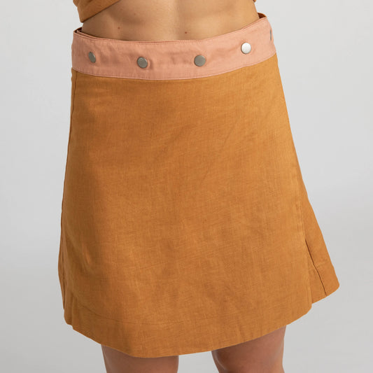 Mustard Reversible skirt