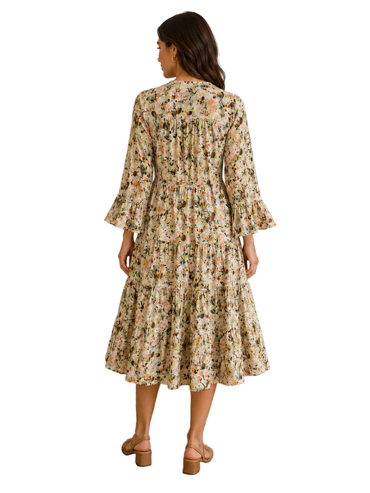 TCD31570 Bell Sleeve Dress