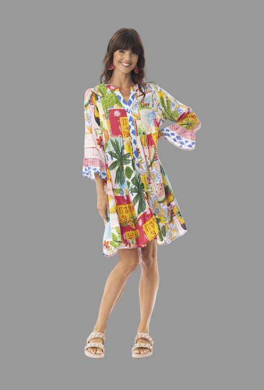 30117 Erica Tiered Dress