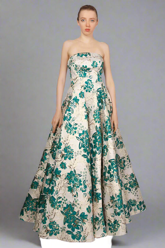 224411 Green Tinsel Dress
