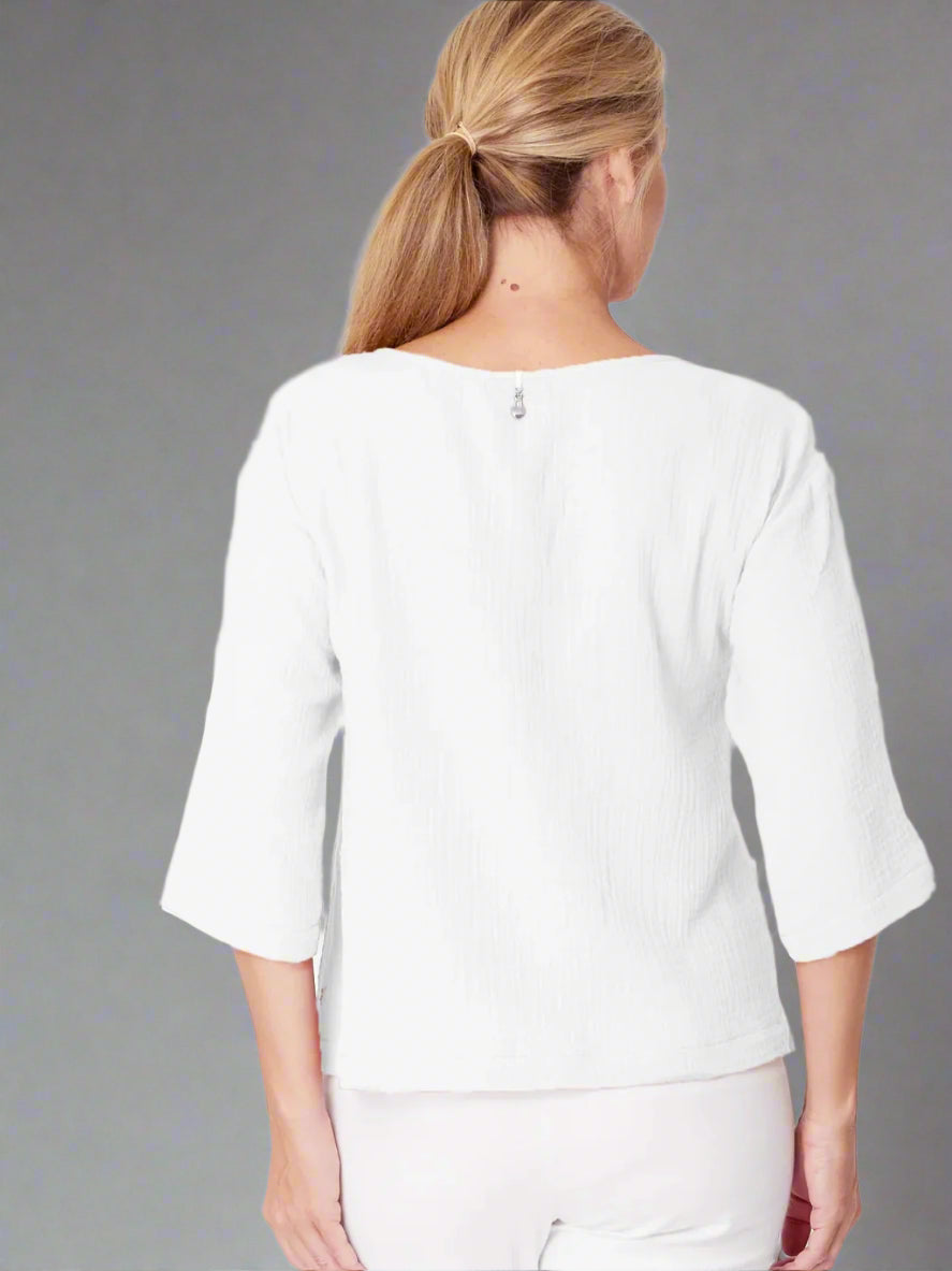 Tarin 3/4 Top White
