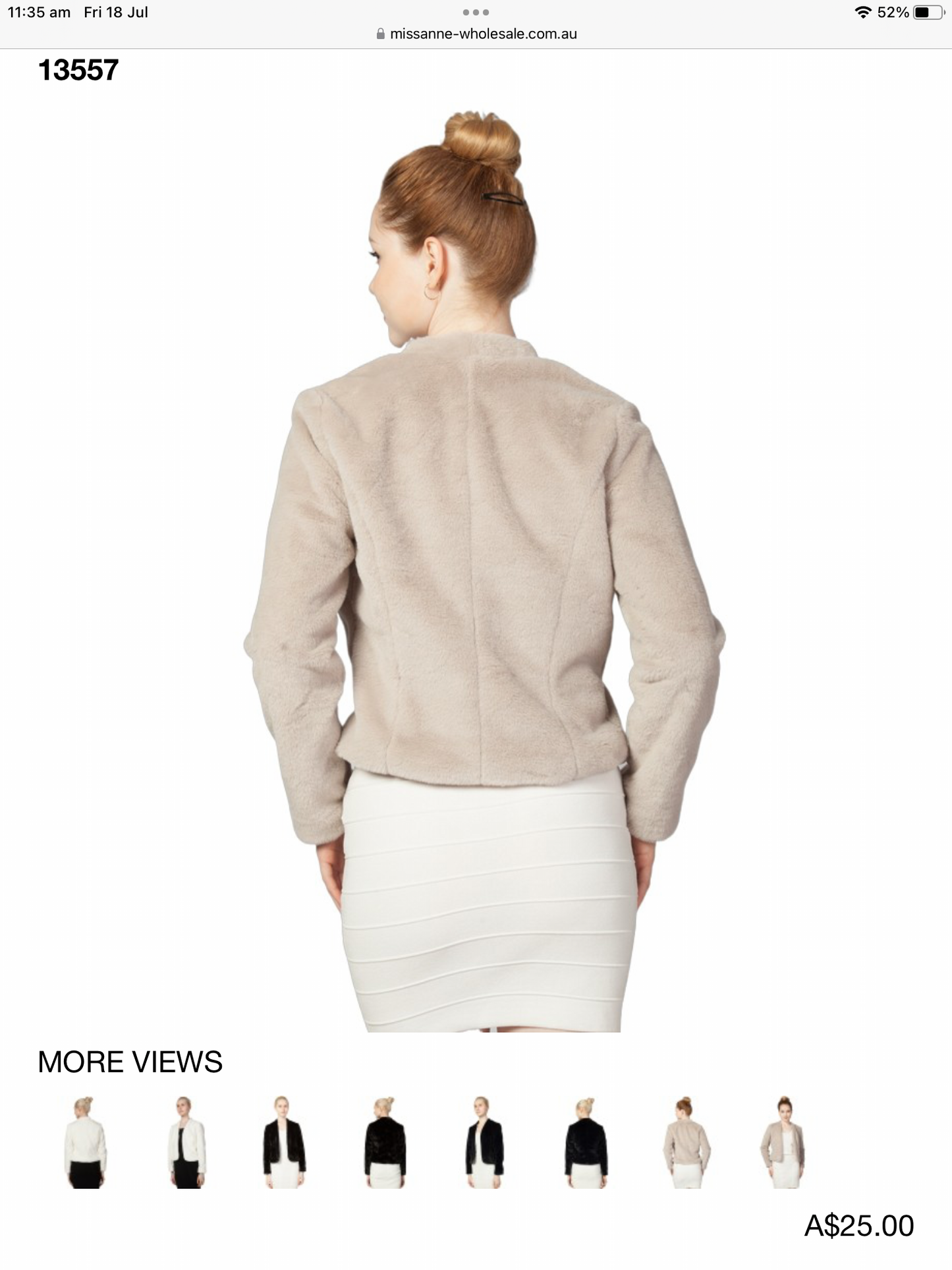 13557 Fur Jacket