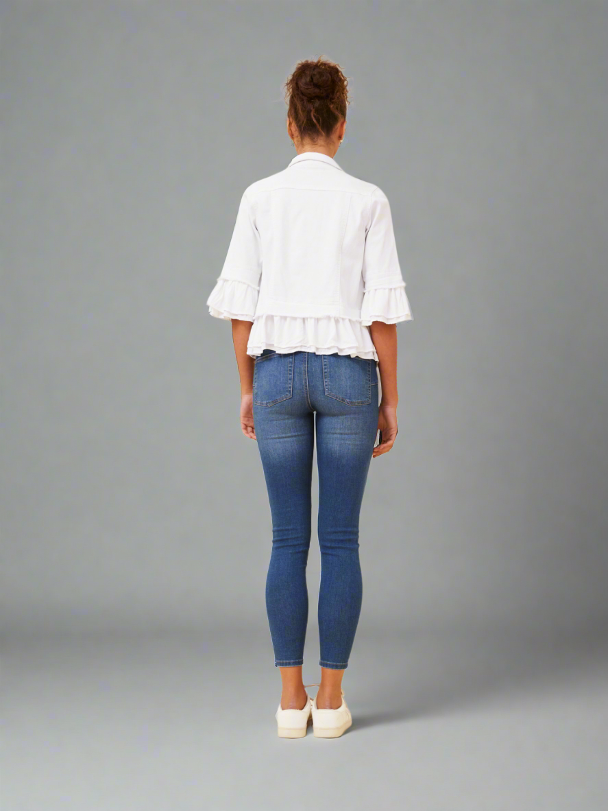 Frill Denim Jacket