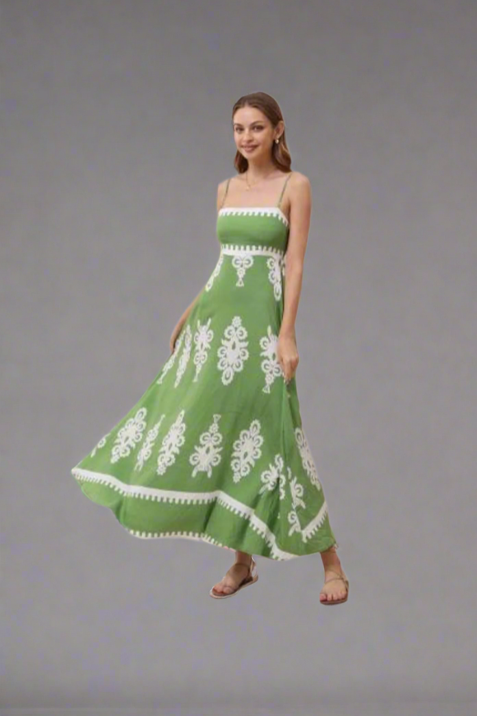 Iris Maxi Dress Green