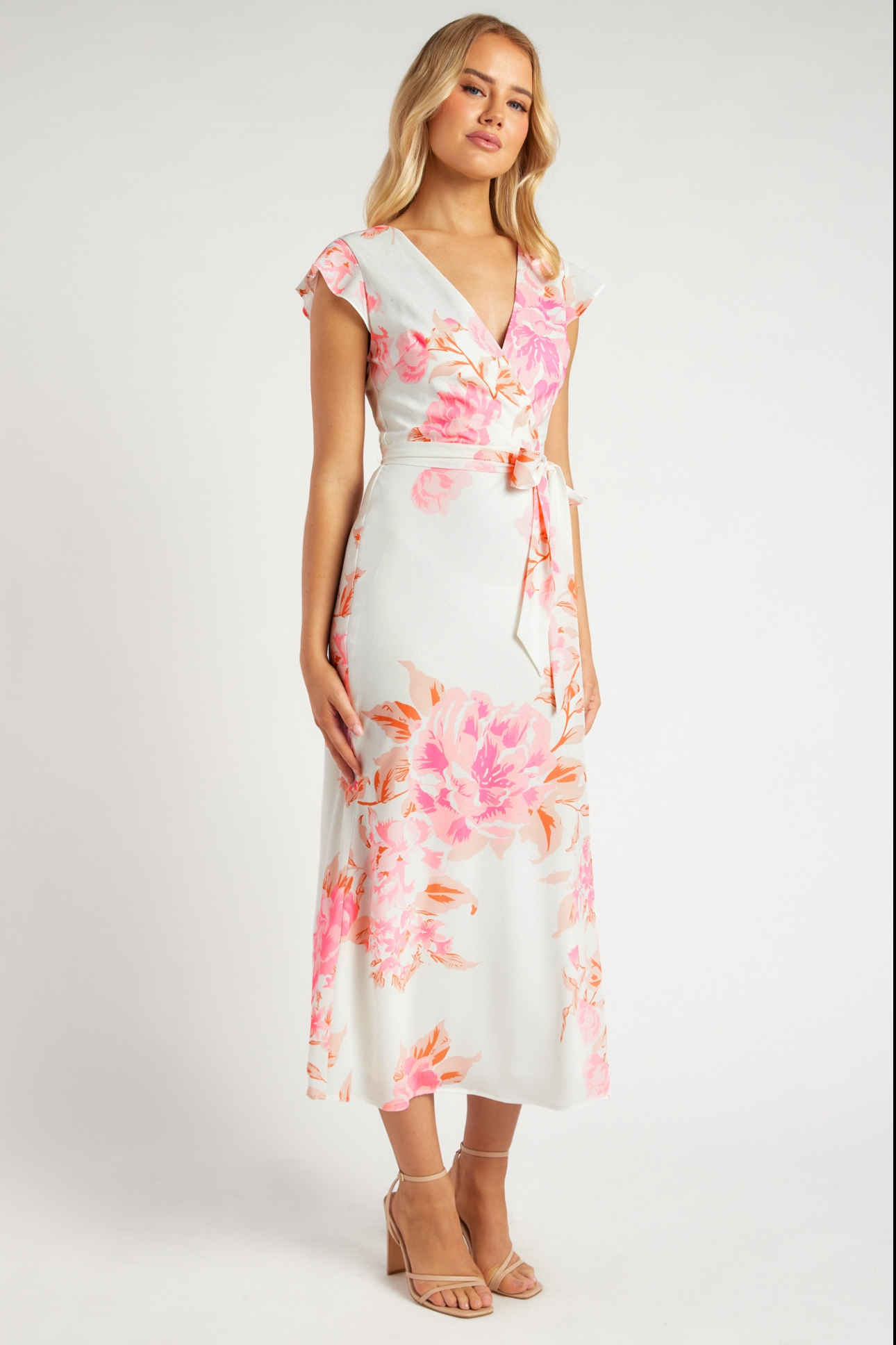 Pink Floral Dress