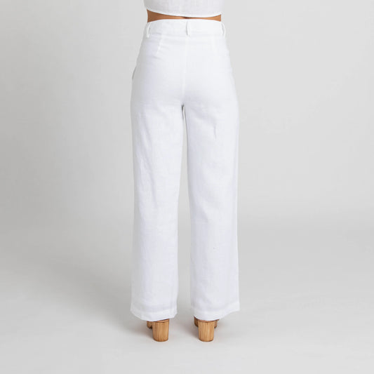 White Linen Pant