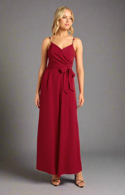 Red Chain Jumpsuit