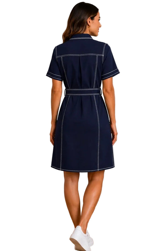 61765 Navy Essentials Dress