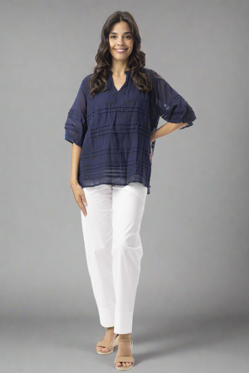 Essentials Top Navy