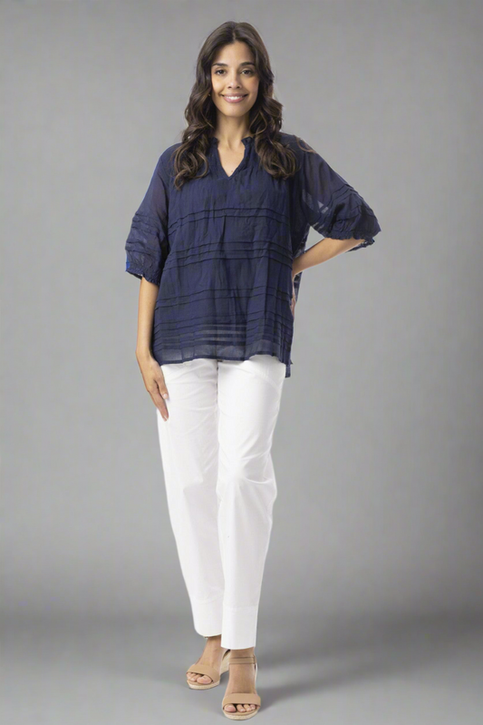 Essentials Top Navy