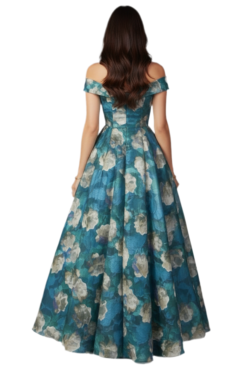 225409 Sapphire Gown