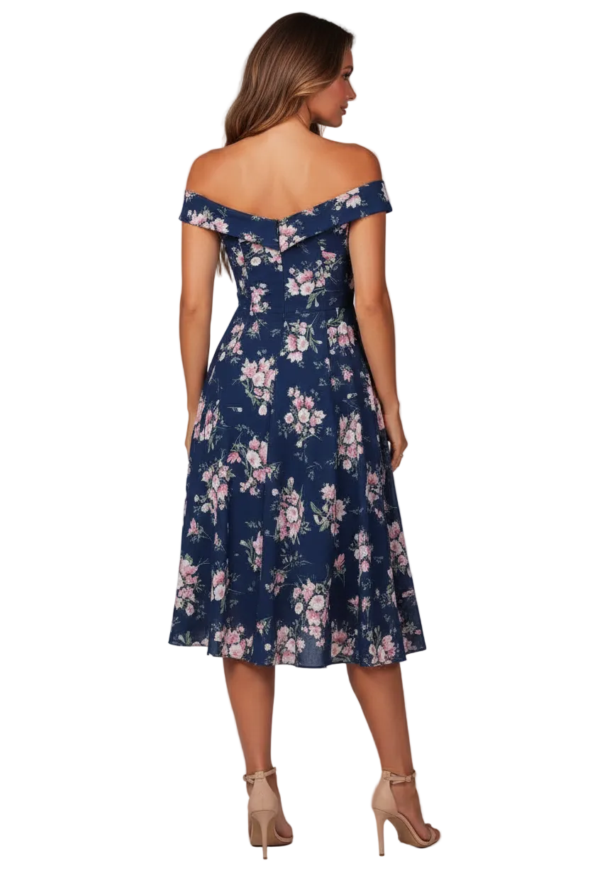 225266 Navy Floral