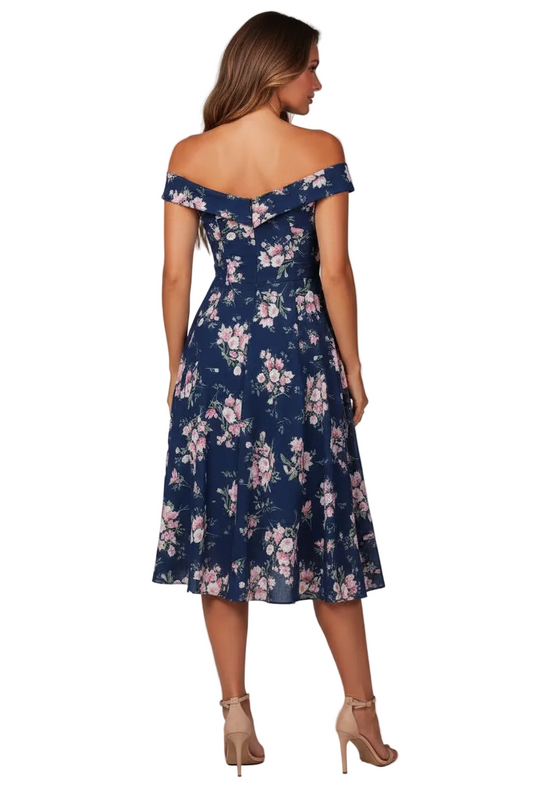 225266 Navy Floral