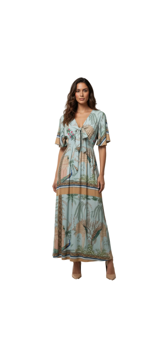 Blue Peacock Tracey Dress