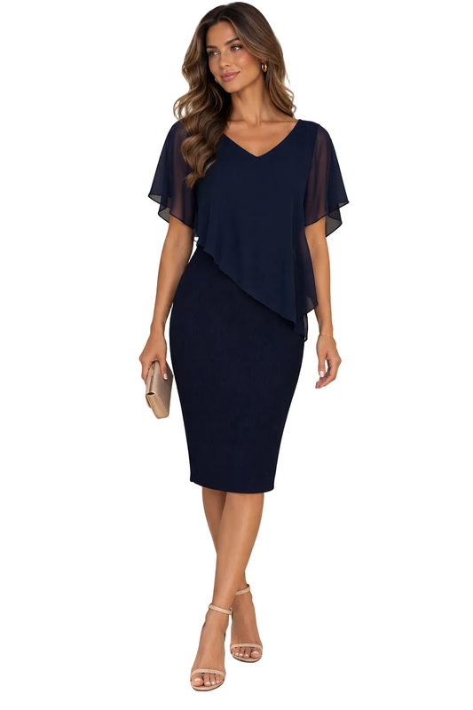 223241 Shimmer pleated dress