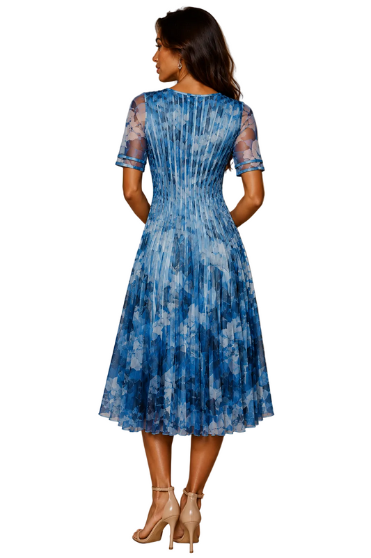 225250 Blue Ribbon Dress