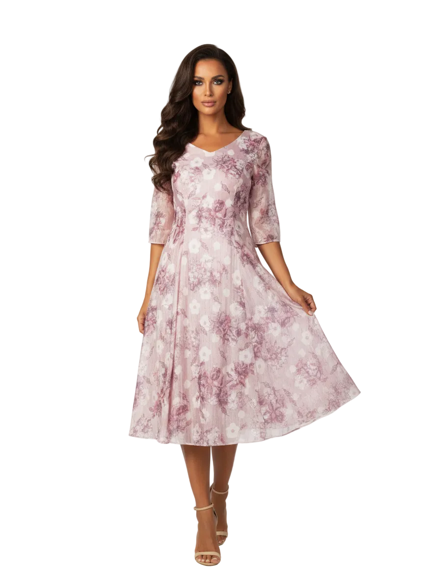 225288 Pastel Pink Cocktail Dress