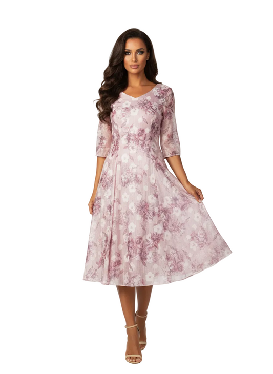 225288 Pastel Pink Cocktail Dress