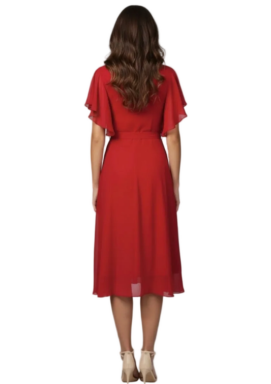 224396 Red Cocktail Dress