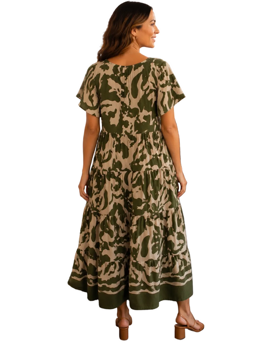 TCD31905 Front Tye Dress
