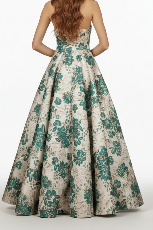 224411 Green Tinsel Dress