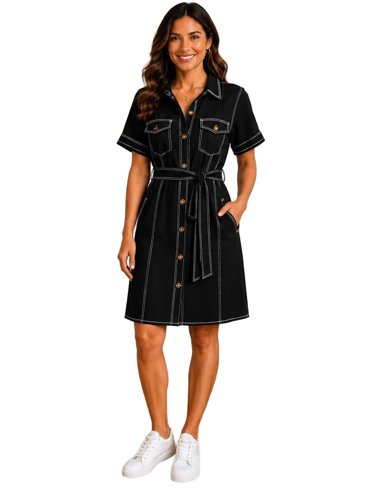 61765 Black Essentials Dress