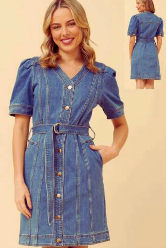 Hanna Denim Dress